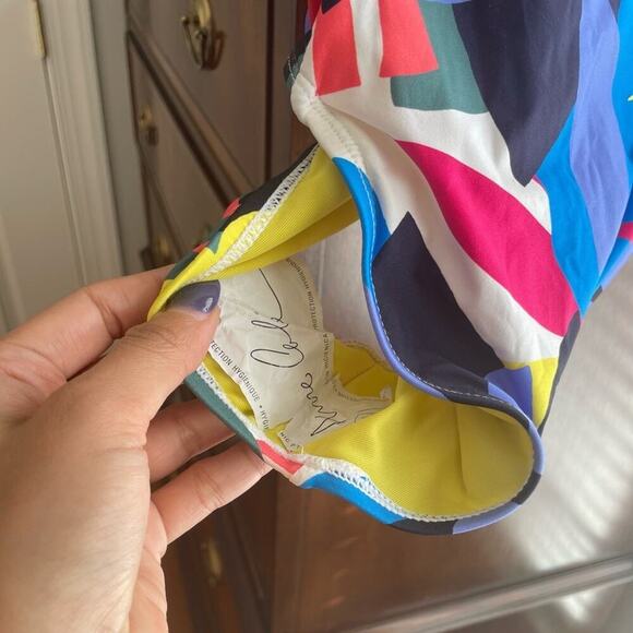 ✨Anne Cole✨Colourful Expression Draped One-Piece - Picture 7 of 7